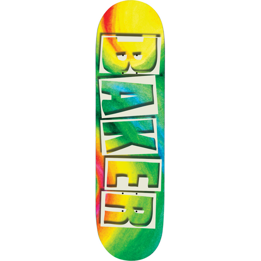 8.25" Baker Skateboards Riley Hawk Watercolor Brand Logo Skateboard Deck
