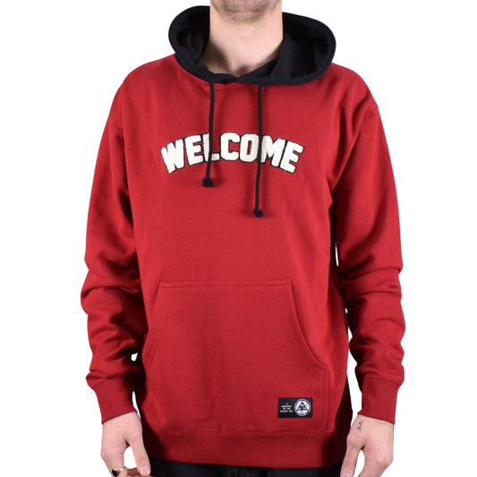 Welcome Skateboards Veil 2 Hoodie - Black / Red