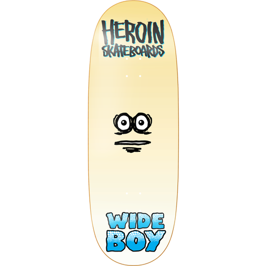 10.75" Heroin Wide Boy Face Skateboard Deck