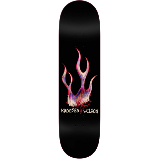 8.5" Krooked True Fit Mold Wilson Flame Skateboard Deck