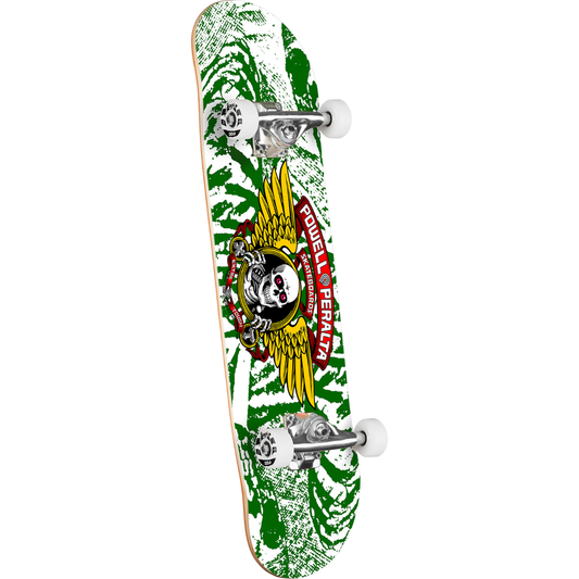 7.0" Powell Peralta Winged Ripper Birch Complete Skateboard - Green / White