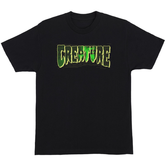Creature Skateboards Logo Witch T-Shirt - Black