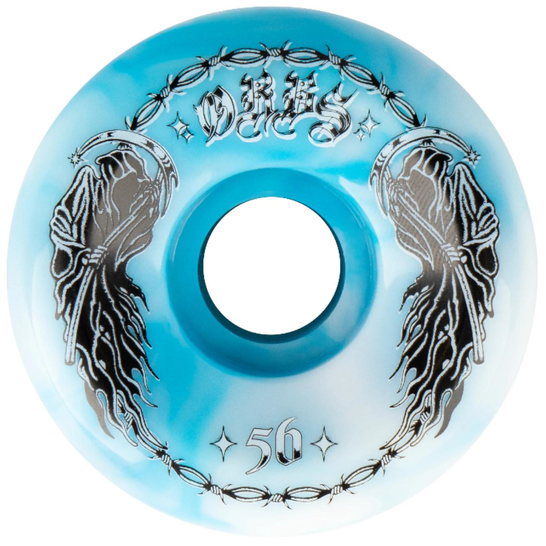 56mm Orbs Wheels Specters Swirl Blue / White