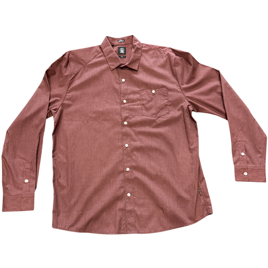 Volcom Everett Solid Longsleeve Button-Up
