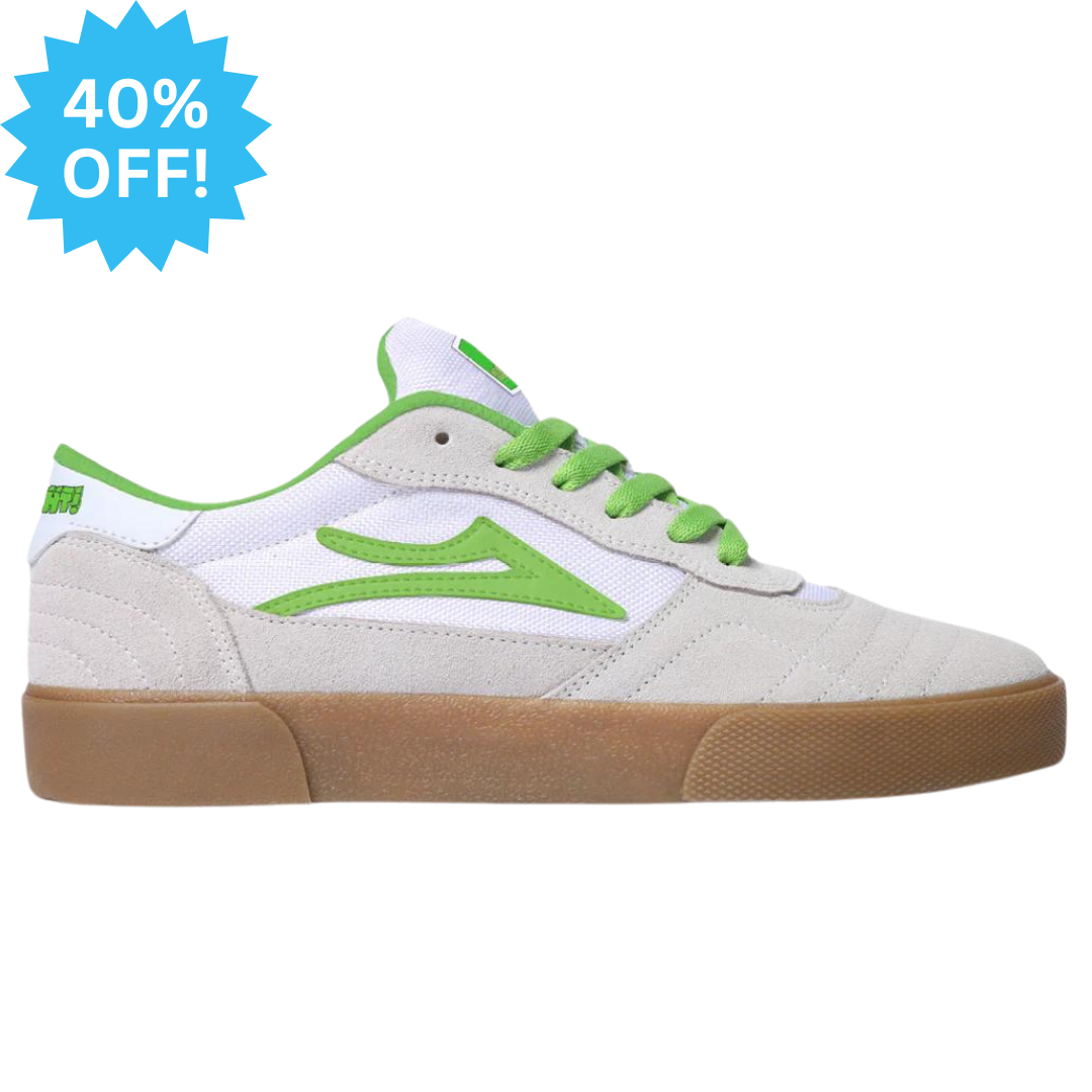 Lakai Yeah Right Cambridge - White / Green Suede