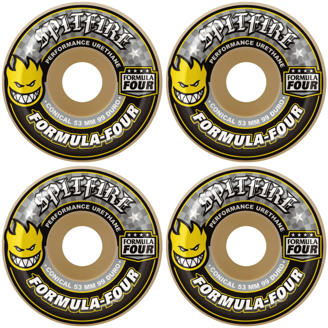 きなこ　spitfire ウィール　Ｆ４　99  52mm Spitfire Wheels Formula Four F4 Conical Full 99D 52mm