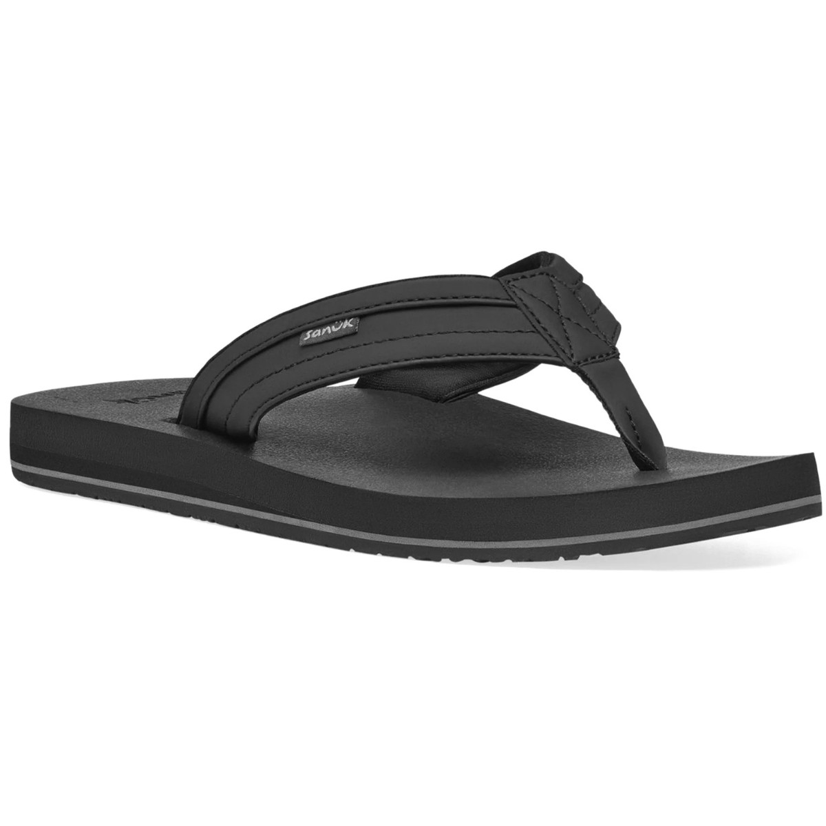 Sanuk Ziggy Men's Flip Flops - Black