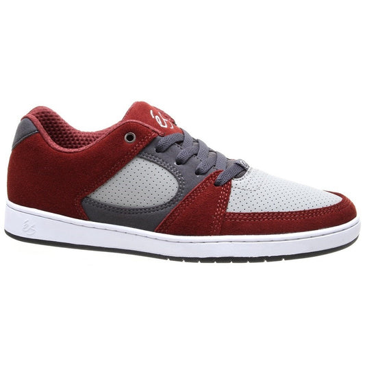 eS Skateboarding Accel Slim Red / Grey Skate Shoes