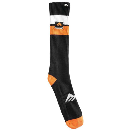 Emerica x Bronson Speed Co High Socks - Black / Orange