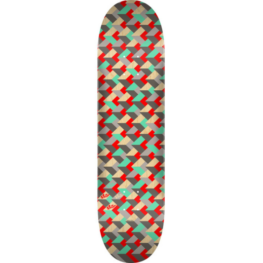 7.75" Mini Logo Pattern Grate Skateboard Deck