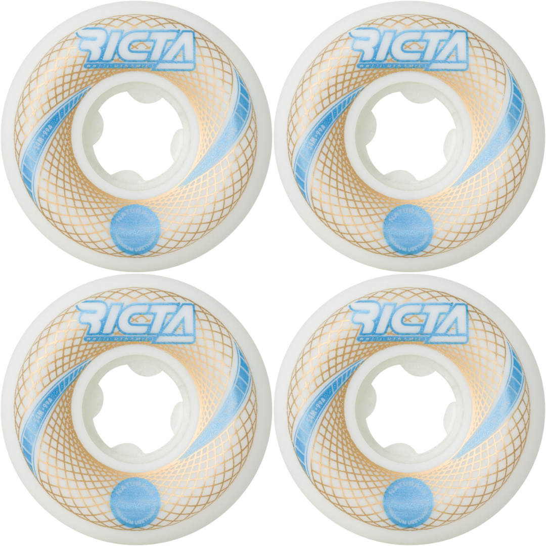 54mm Ricta Wheels Nunes Vortex Naturals White Wide 99a