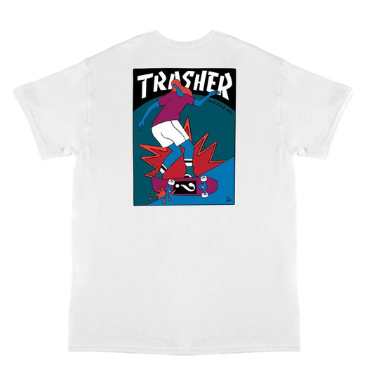 Thrasher Magazine Hurricane T-Shirt - White