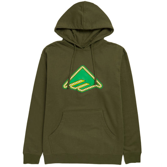Emerica x Shake Junt Triangle Lights Hoodie - Military