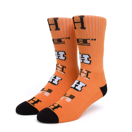 HUF 20th Anniversary Crew Socks - Orange