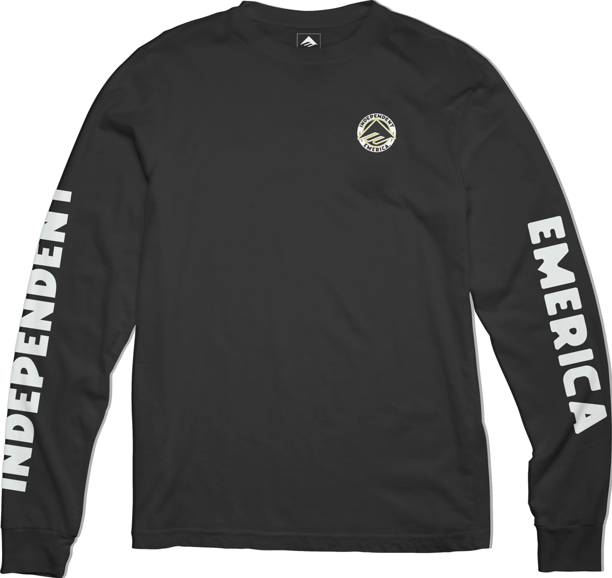 Emerica X Independent Circle Long Sleeve Shirt - Black