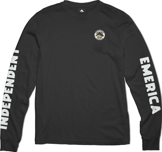Emerica X Independent Circle Long Sleeve Shirt - Black