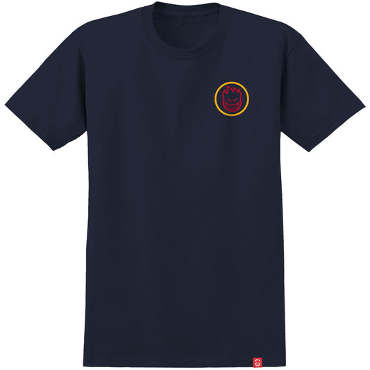 Spitfire Wheels Classic Swirl Overlay T-Shirt - Navy