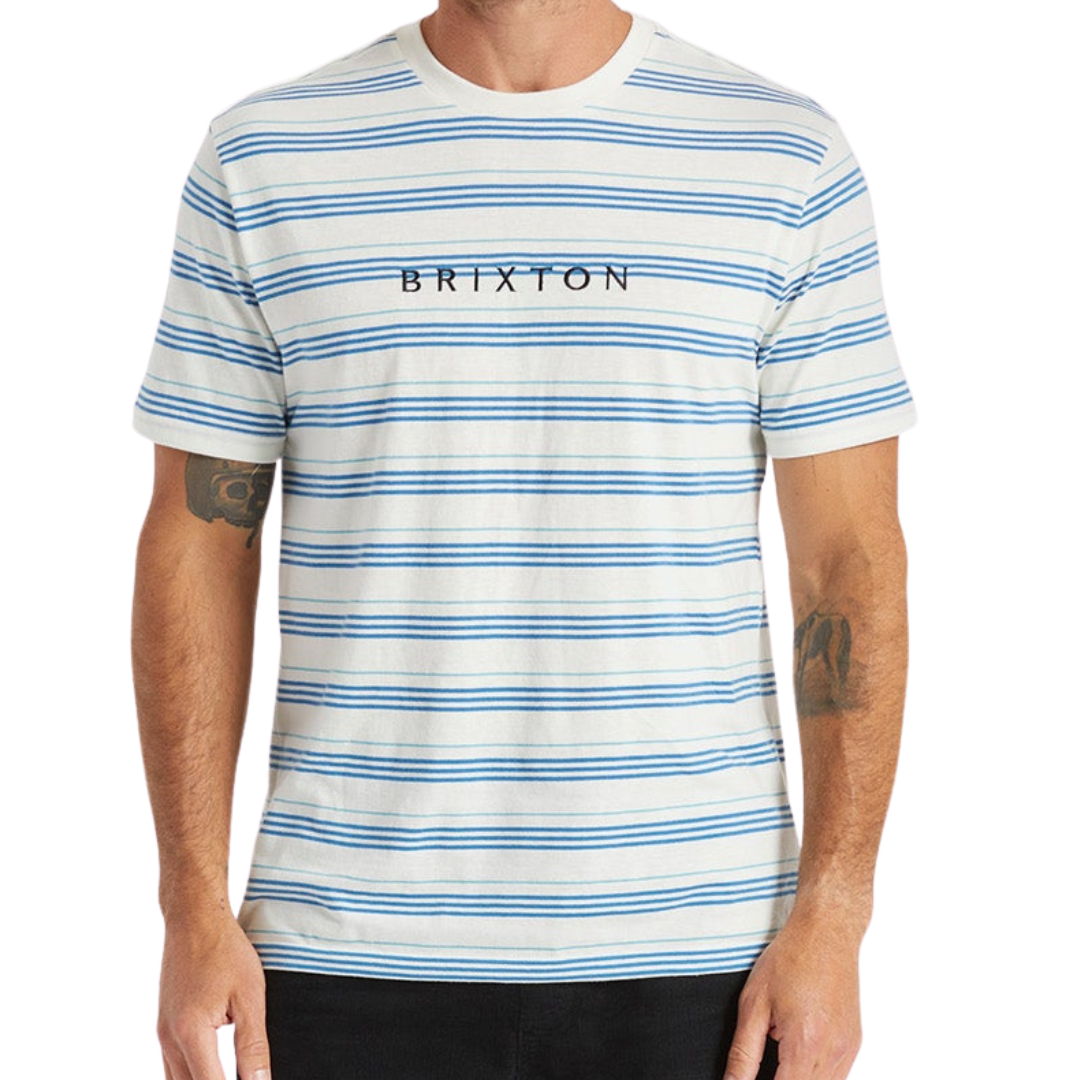Brixton Hilt Alpha Line Short Sleeve Knit T-Shirt
