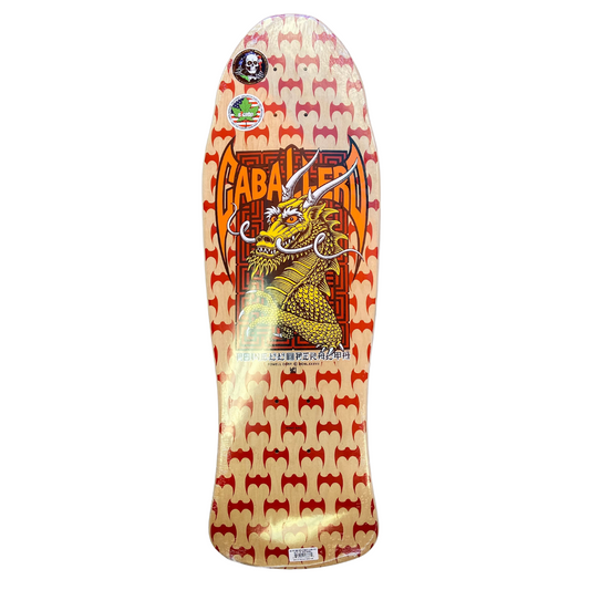 Powell Peralta 9.625" Steve caballero Dragon Street Skateboard Deck - Natural