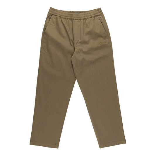 Welcome Skateboards Principal Twill Elastic Waist Pants - Stone Khaki