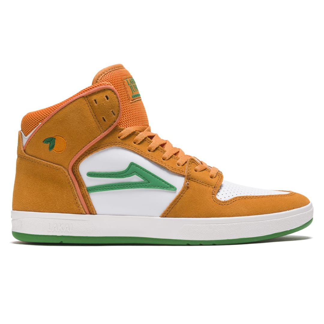 Lakai x Larry June Telford Orange / White Skate Shoe