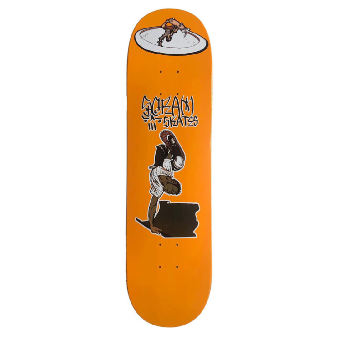 Scram 8.0" Keenan Orange Popsicle Skateboard Deck