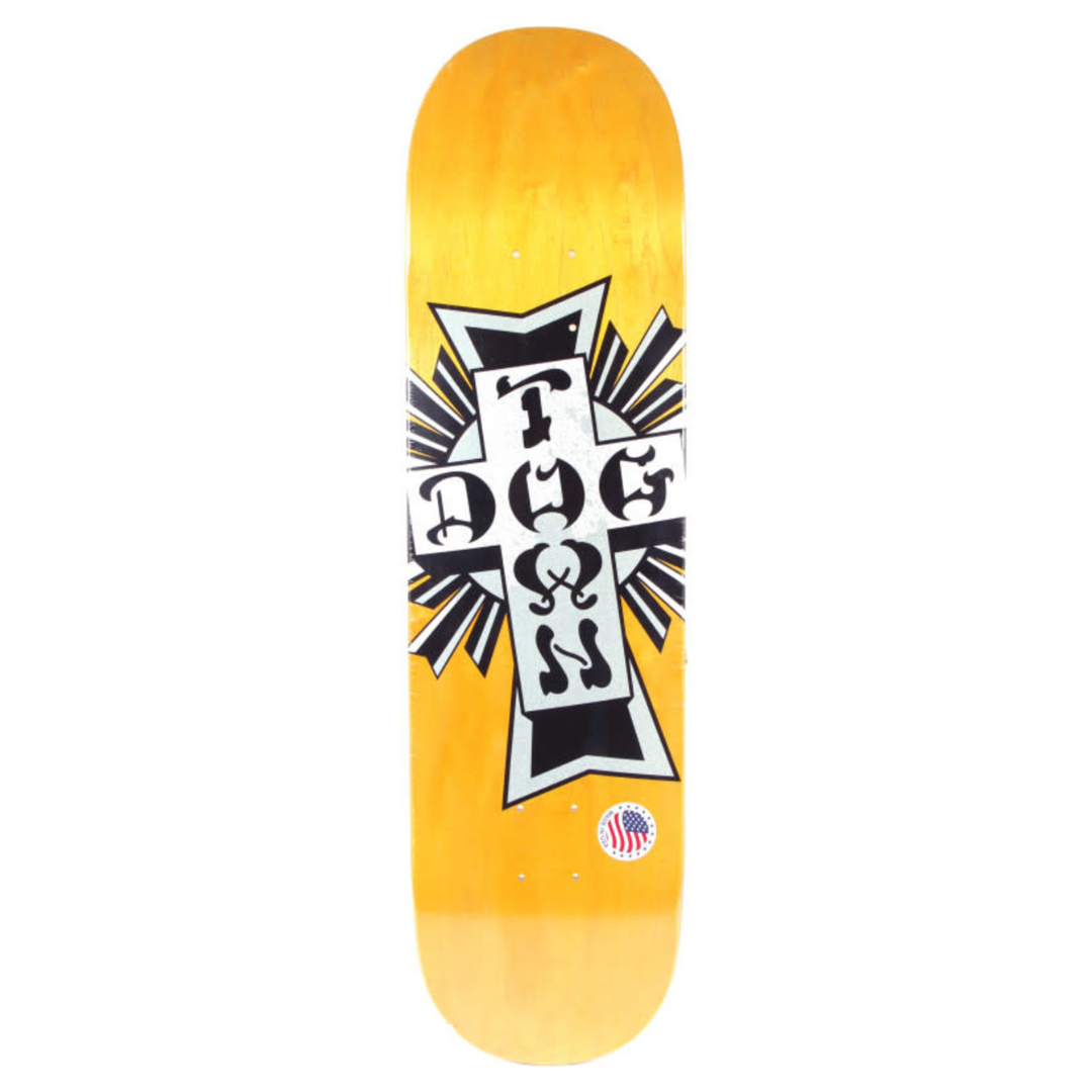 Dogtown Skates 8.25" Street Popsicle Skateboard Deck - Silver Cross - Various Stains