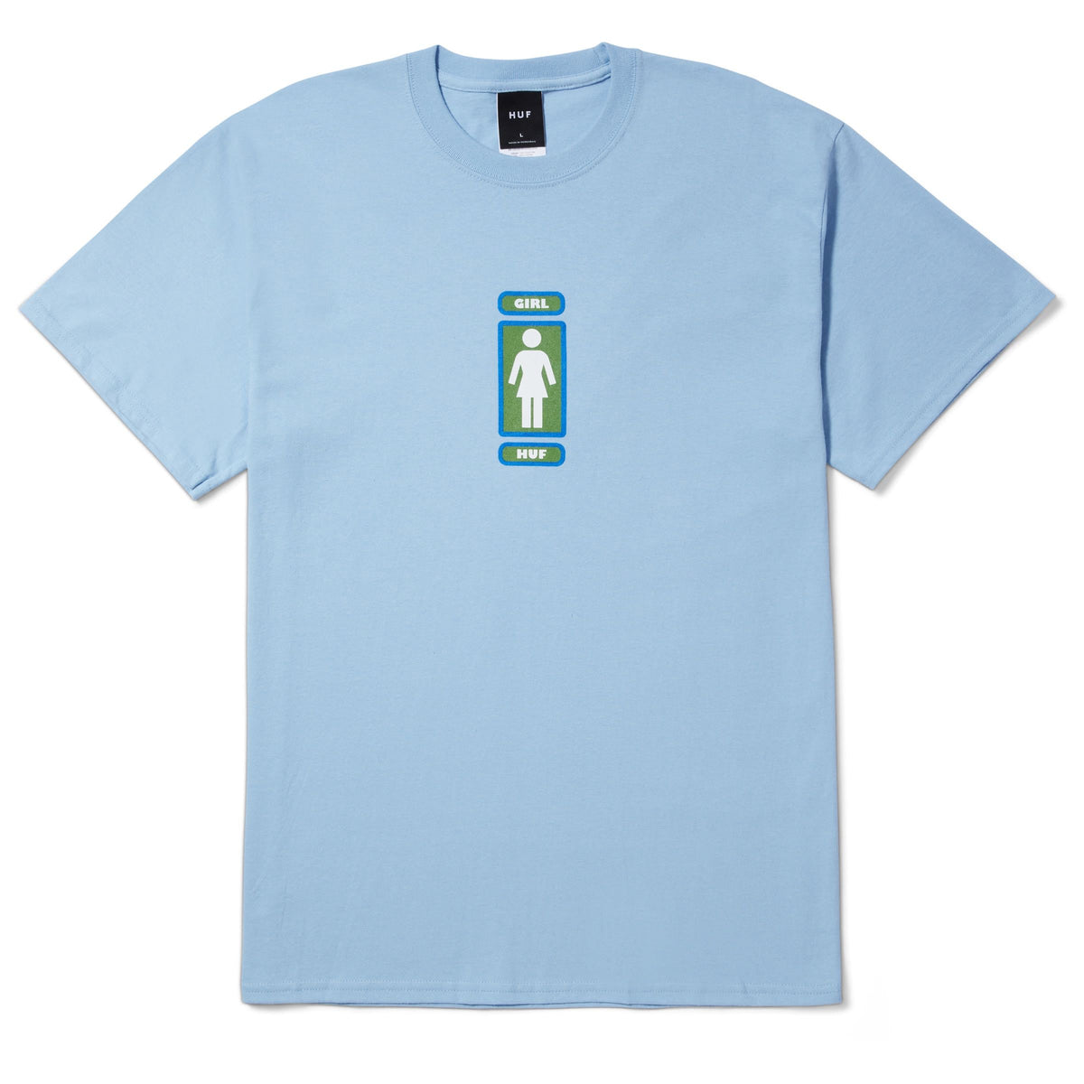 HUF x Girl Skateboards Springwood T-Shirt - Light Blue