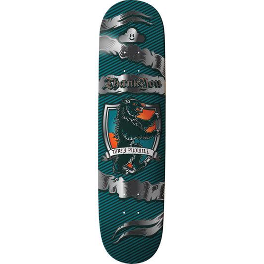 Thank You Skateboards 8.25" Torey Pudwill Midieval Skateboard Deck