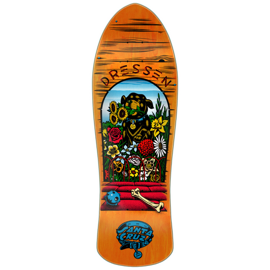 9.5" Santa Cruz Dressen Pup Reissue Deck