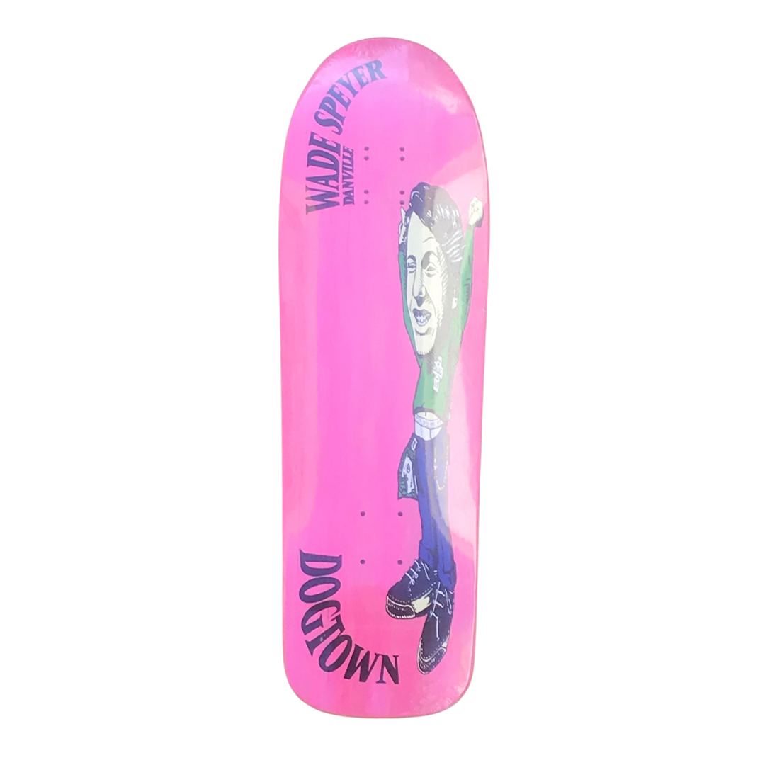 Dogtown Wade Speyer 'Victory' Reissue Deck 9.75" x 31.375" - Pink Stain