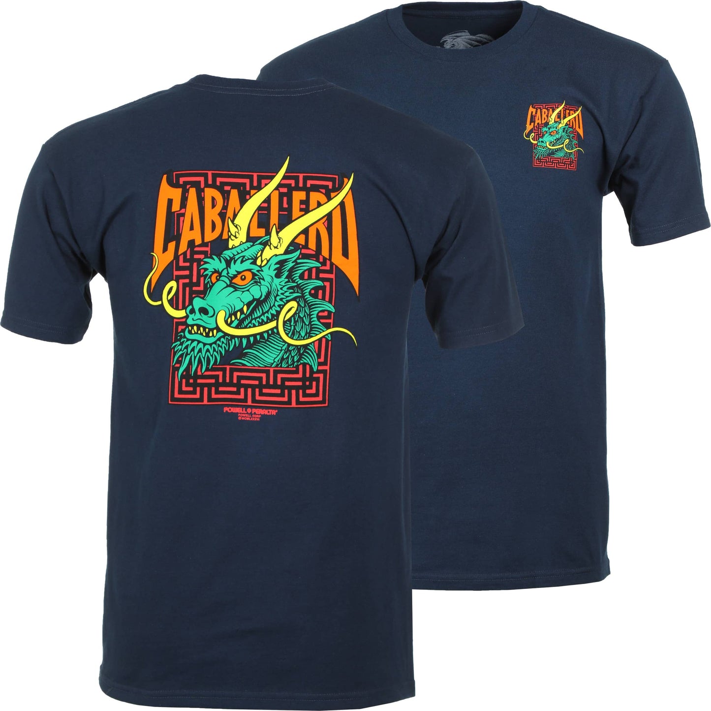 Powell Peralta Caballero Street Dragon T-Shirt Navy