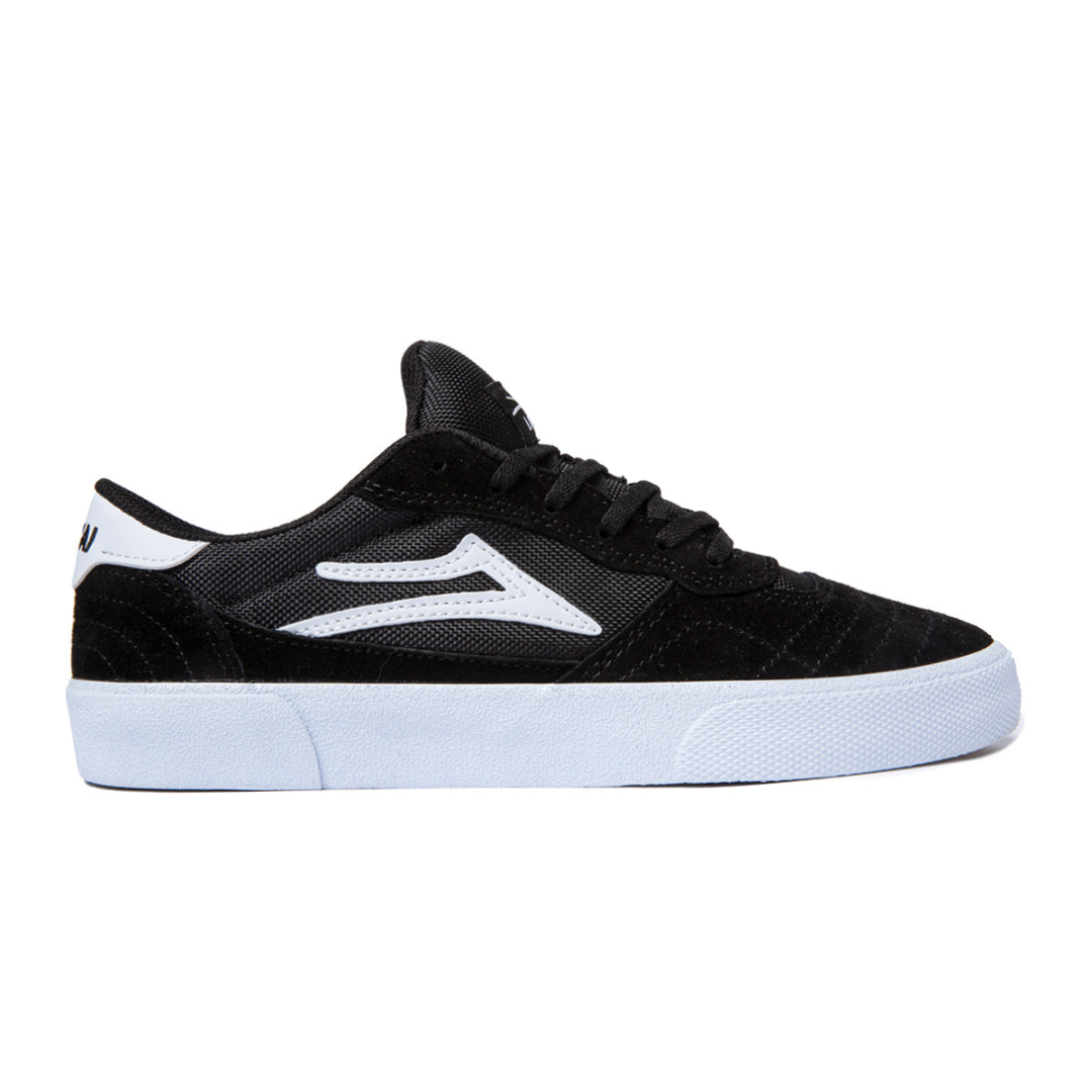 Lakai Footwear Cambridge Black / White Suede Skateboarding Shoes