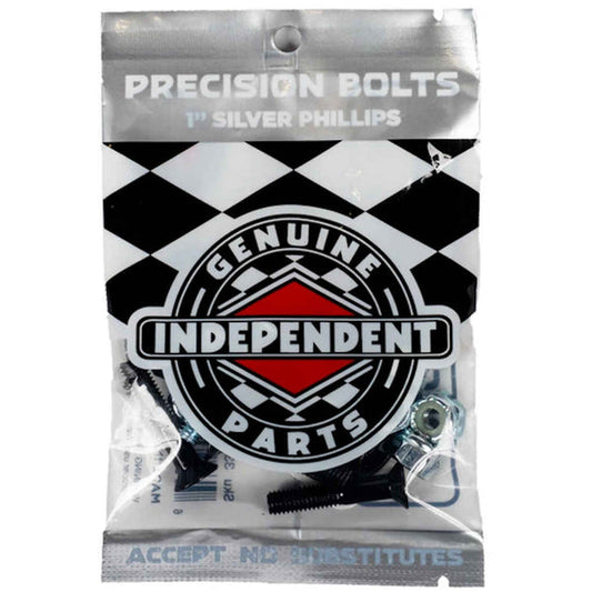 Indy Cross Bolts 1" Silver Phillips Hardware