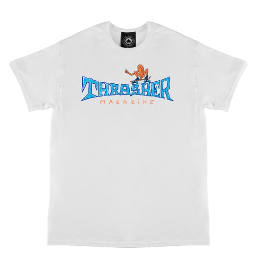 Thrasher Magazine Gonz Thumbs Up T-Shirt - White