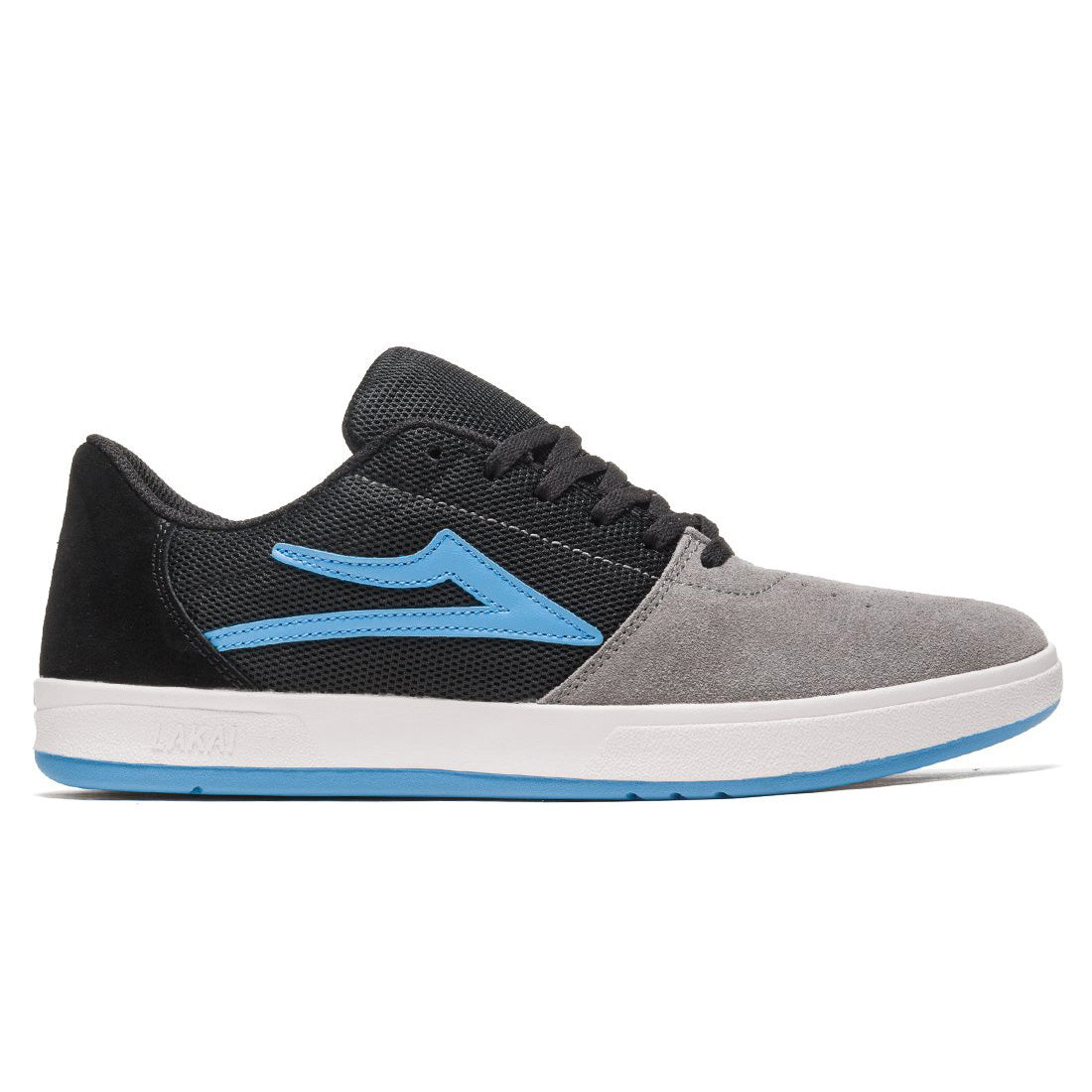 Lakai Brighton Grey / Blue Suede Skate Shoes